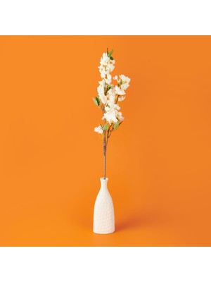 Matmel Kiraz Çiçeği Yapay Çiçek - Krem - 90 cm