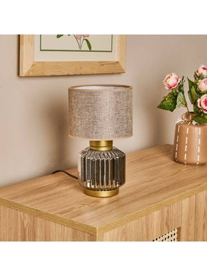 Matmel Luce Rosa Cam Abajur - Füme / Kahverengi / Eskitme