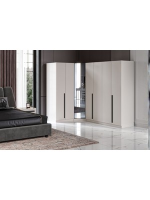 Doressa Livs 7 Kapılı Köşe Gardırop