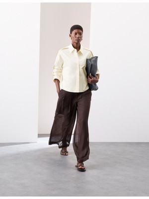 Marks & Spencer Saf Ipek Yakalı Gömlek