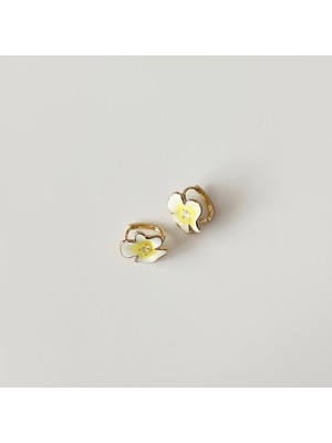 Vesce Atelier Papatya Esintili Mine Küpe