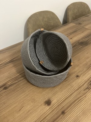 PremiumPort Çok Amaçlı Jüt Düzenleyici Sepet, Ev ve Ofis Organizasyonu