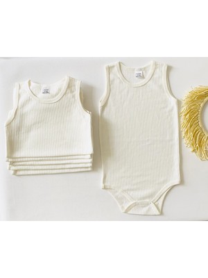 Miyakidsworld Unisex Çocuk  4 Adet (3-4- 5-6-7-8-9 ) Yaş Pamuklu Çıtçıtlı Body Büyük Boy