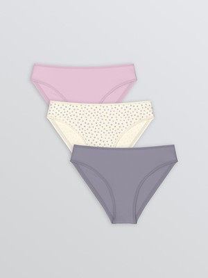 Lc Waikiki Yeni Sezon Baskılı Bikini Külot 3'lü