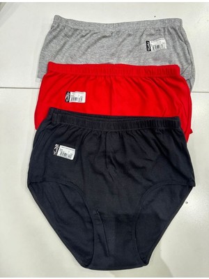 Tutku Kadın Ribana Külot 6lı-Karışık-6