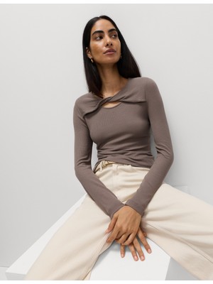 Marks & Spencer Fitilli Önü Büzgülü Bluz