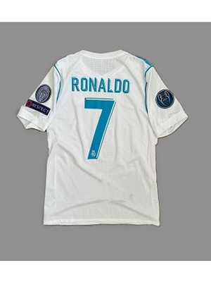 R.madrid 2018 Kiev Şampiyonlar Ligi Finali Cristiano Ronaldo Forması (Kısa KOL)56543632452