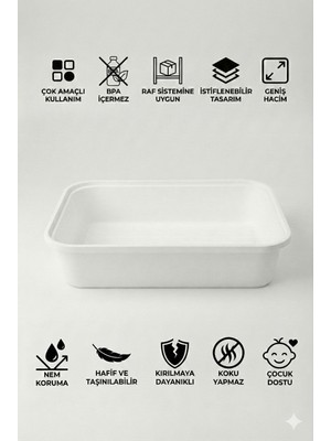 PremiumPort Çok Amaçlı Dolap Içi Düzenleyici Organizer - Banyo, Mutfak ve Oyuncak Saklama