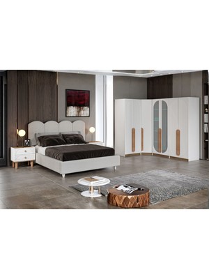 Doressa Shila 7 Kapılı Köşe Yatak Odası Takımı