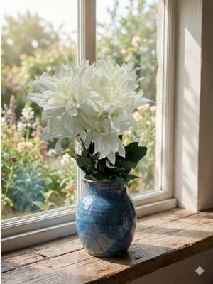 Siyah Lale Yapay Çiçek 1 Demet