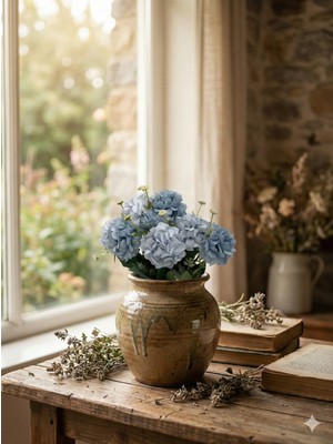 Siyah Lale Yapay Çiçek 1 Demet