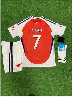 A.r.s.e.n.a.l 2024/25 Yeni Sezon Bukayo Saka Iç Saha Çocuk Forması 4lü Set