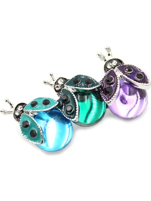 Royaleks Uğur Böceği Broş - Çok Renkli