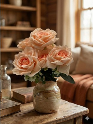 Siyah Lale Yapay Çiçek 1 Demet