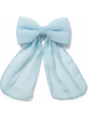 Jz Moda Büyük Boy Kuyruklu Şifon Fiyonk Otomatik Toka A