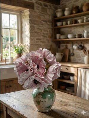 Siyah Lale Yapay Çiçek 1 Demet