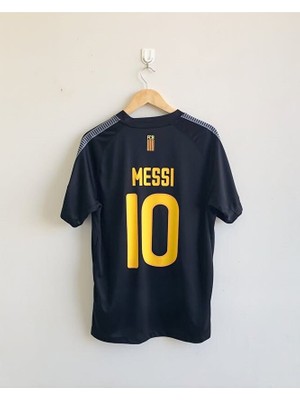 Barcha. Messi Siyah Renk Yetişkin Özel Konsept Yetişkin Futbol FORMASI867846635
