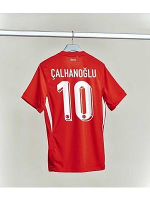 Türkiye Euro 2024 Futbol Şampiyonası Hakan Çalhanoğlu Iç Saha Forması (Red)