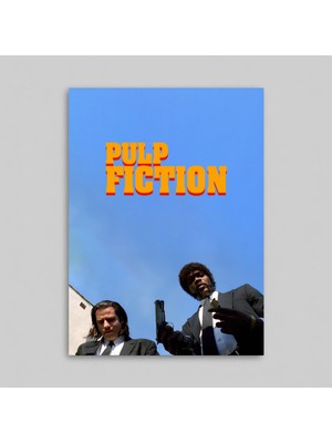 Orendart Pulp Fiction Movie Film Çerçeveli - Çerçevesiz Poster Tablo