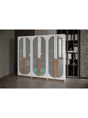 Doressa Shila 6 Kapılı 6 Camlı Gardırop