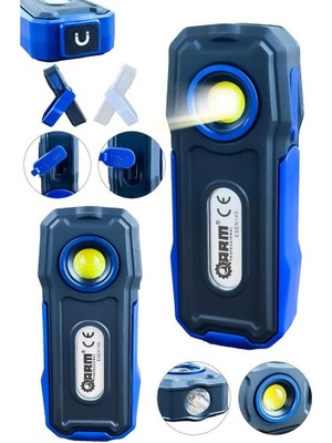 Magicool Arm 350LÜMEN Powerbank Şarjlı Tamirci Feneri Mıknatıslı LED Lamba