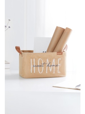 PremiumPort Katlanabilir Jüt Organizer, Çocuk Odası Için Saklama Sepeti 30X21X18