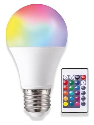 Ledson Rgb Kumandalı LED Ampul – Renkli Aydınlatma | E27 / Akıllı Kontrol