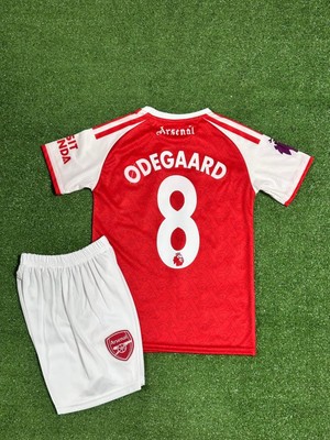 Arsenal 2025/26  Yeni Sezon Martin Ødegaard Iç Saha Çocuk Forması