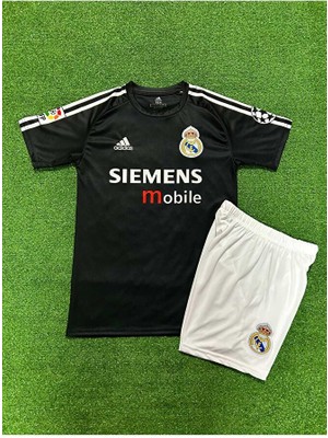 Real Madrid 2004/05 Sezonu David B.e.c.k.h.a.m Nostalji Çocuk Forması (Black)