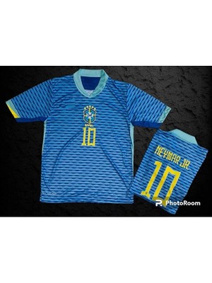 Brezilya 2024/25 Neymar Jr Iç Saha Forması (Autentic Kit)