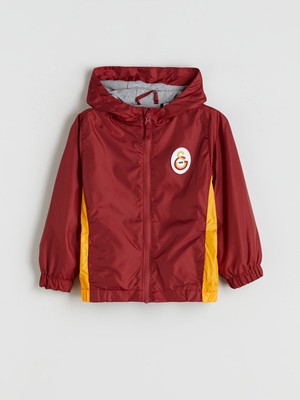Lc Waikiki Yeni Sezon Kapüşonlu Galatasaray Baskılı Erkek Çocuk Yağmurluk