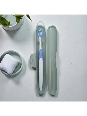 PremiumPort Oval Diş Fırçası Saklama Kutusu Asmalı, Bpa Free, Hijyenik, Seyahat Uyumlu