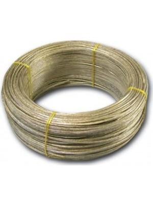 PremiumPort Dayanıklı Çamaşır Teli, Çelik ve Pvc Kaplı, 20M, Kahverengi, 3mm Kalınlık