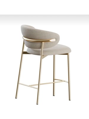 3 Adet 65 Santim Ada Sandalyesi Bar Taburesi Mutfak Sandalyesi