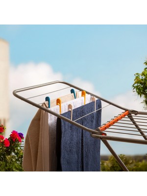 PremiumPort Dayanıklı Paslanmaz Rüzgar Geçirmez Çamaşır Mandalı 20 Adet