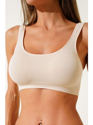 NBB Ten Rengi Kalın Askılı Seamless Bustiyer Atlet Body
