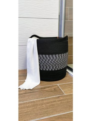 PremiumPort Çok Amaçlı Hasır Sepet, Banyo ve Dekor Için Şık ve Kullanışlı Alternatif