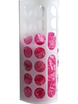 PremiumPort Büyük Boy Naylon Poşetlik Torba Toplayıcı 45X16X13 Cm, Pratik ve Dayanıklı