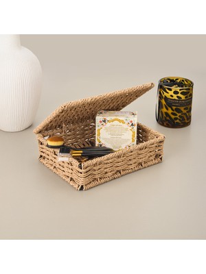 PremiumPort Kahverengi 5X15X20 cm Dekoratif Saklama Kutusu, Şık ve Kullanışlı Tasarım