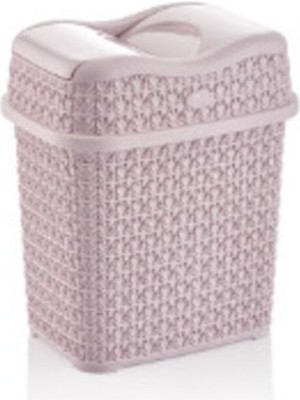 PremiumPort Şık Örgü Desenli 16 Litre Girdaplı Çöp Kovası