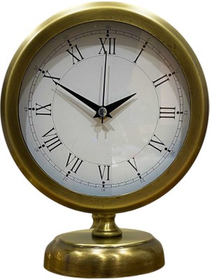ForWhat Büro Ev Ofis Hediyesi Için 20X25CM Design Dekor Metal Masa Saati
