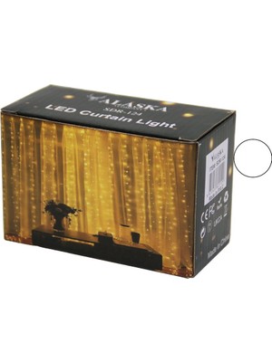 Toyigoo Beyaz 3X3MT USB - Kumandalı Tel Perde LED - Dekor Lamba (4881) TYGO-RSGO34