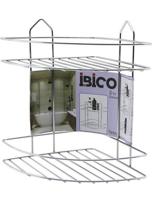 Toyigoo 2 Katlı - Üçgen   Krom   Metal  Banyo Köşelik - Duşkabin Raf (4881) TYGO-RSGO34
