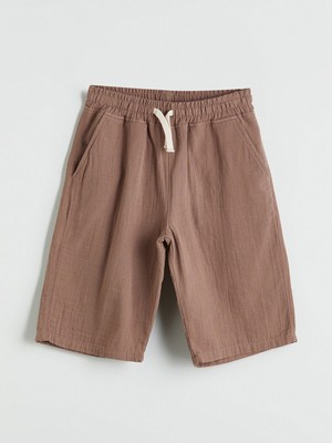 Lc Waikiki Yeni Sezon Beli Lastikli Müslin Erkek Çocuk Şort