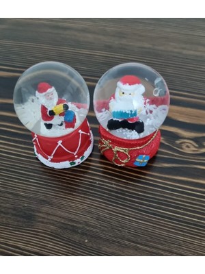 PremiumPort Mini Işıklı Noel Baba Figürü, Sevimli ve Parlak Süsleme Aksesuarı