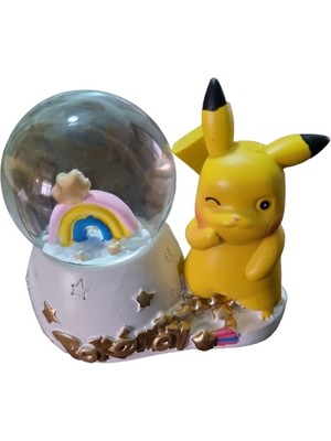 PremiumPort Işıklı Cam Küre Dekoratif Eşya, Şık ve Zarif Tasarım