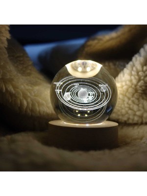 PremiumPort Işıklı Cam Küre ile Sürprizli Dekoratif Hediye