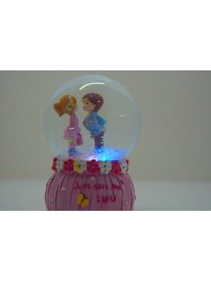 PremiumPort Etkileyici Kar Küresi, Zarif ve Şık Dekoratif Parça