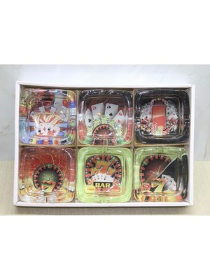 PremiumPort Şık ve Şeffaf Cam Küllük, Zarif ve Kullanışlı Tasarım