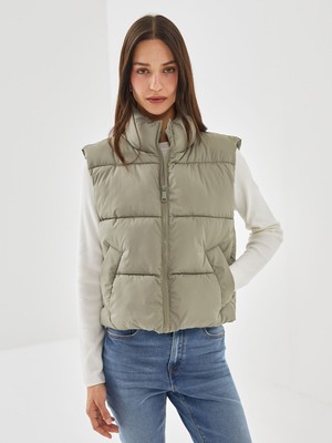 Lc Waikiki Yeni Sezon Dik Yaka Kadın Şişme Yelek